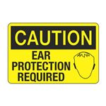Caution Ear Protection Required Decal